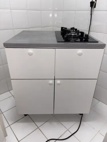 Fogão Cooktop 2 Bocas Atlas + Balcão Madesa sob Medida