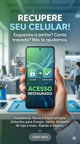 Recupere acesso ao seu Celular.