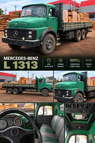 VENDO CAMINHÃO MERCEDES-BENZ L 1313 - 1976