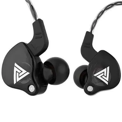 Fone de Ouvido QKZ AK6 Original com Microfone Preto