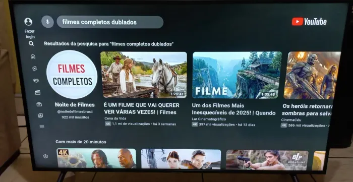 Tv 50 polegadas Smart/Wi-Fi Samsung 