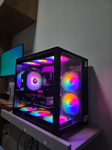 Pc Gamer RX 7600 / Ryzen 5 5600x / Ssd/ Faço Rolo em PS5 + $