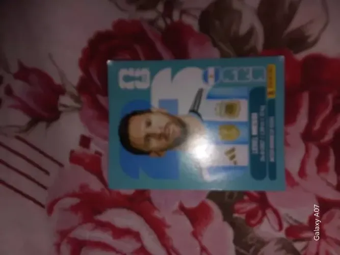 Carta de Lionel Messi cromo