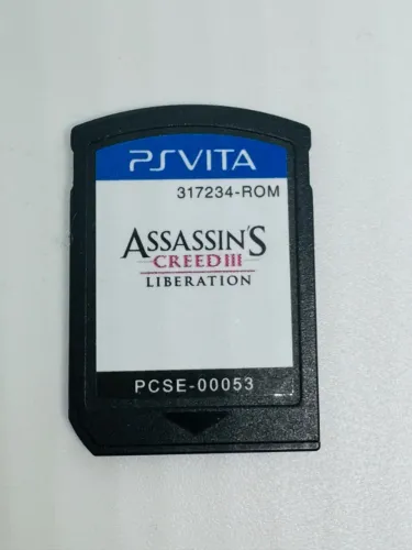 JOGO PS VITA ASSASSINS CREED LIBERATION III - ORIGINAL SEM CAPA