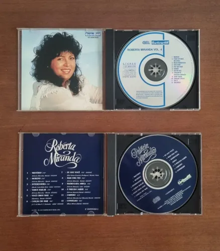 CDs Roberta Miranda Vol 1 e 4 - Originais - Estado de Novo