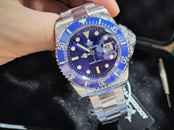 Relógio Addiesdave my-h3-c Submariner Azul 41MM