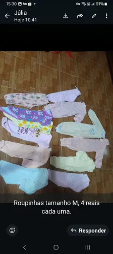 Lote recém nascido menina vende separadamente também 