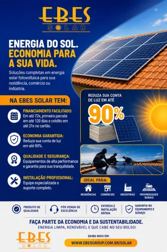 Sistema solares com micro inversor