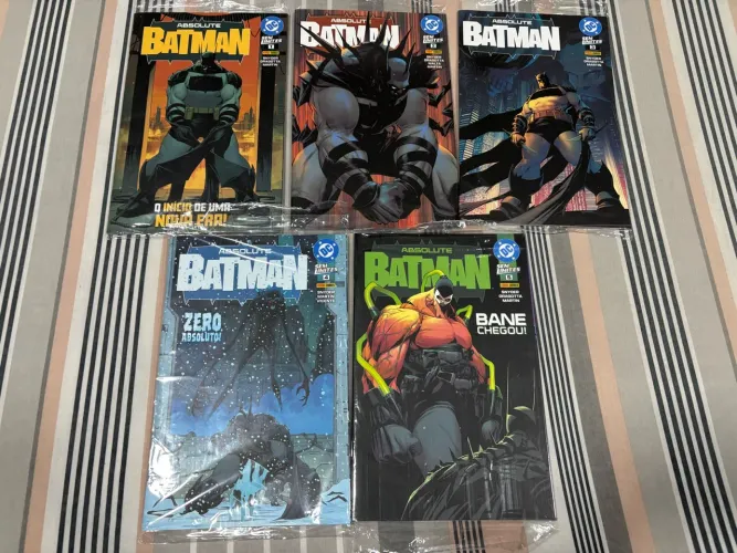 Absolute Batman - 1 a 5 - Novas e Lacradas - Panini