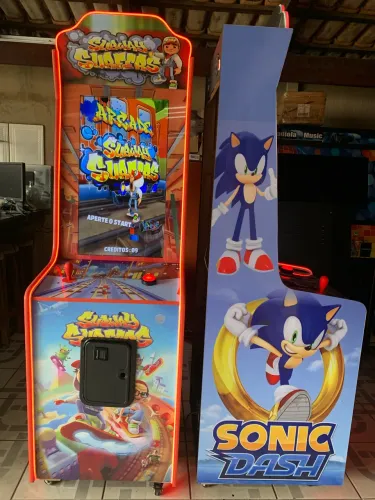 Fliperama Sonic ou Subway de 32 polegadas nova