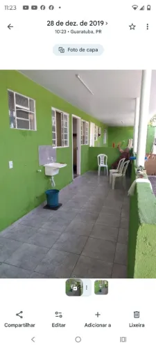 Alugo kitnet mensal em guaratuba, bairro figueira,tratar no *