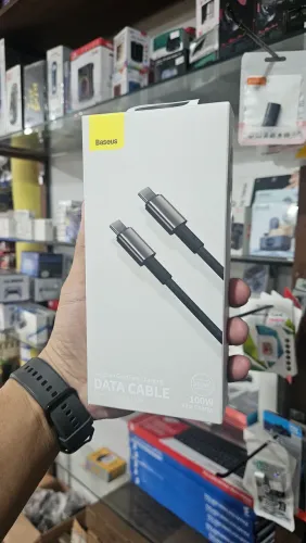 Baseus cabo usb-c para usb-c 100w 