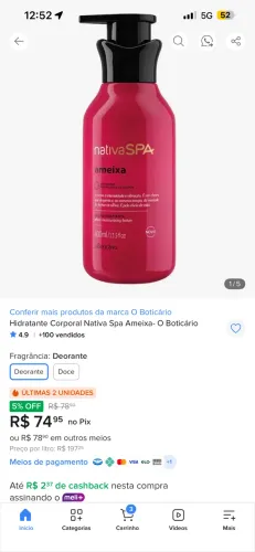 Nativa Spa ameixa
