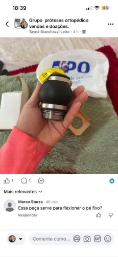 Adaptador Torsion Össur - Componente Protético Novo