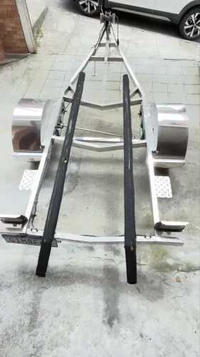 Carretinha jetski 100% inox