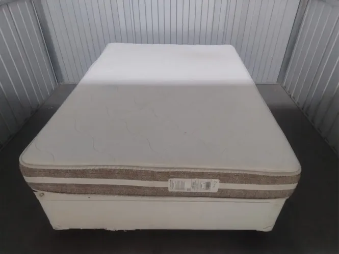 Cama casal box baú com colchão