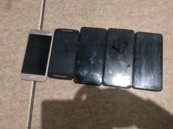 5 celulares retirada de peças telas quebradas 