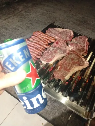 Vendo churrasqueira de inox