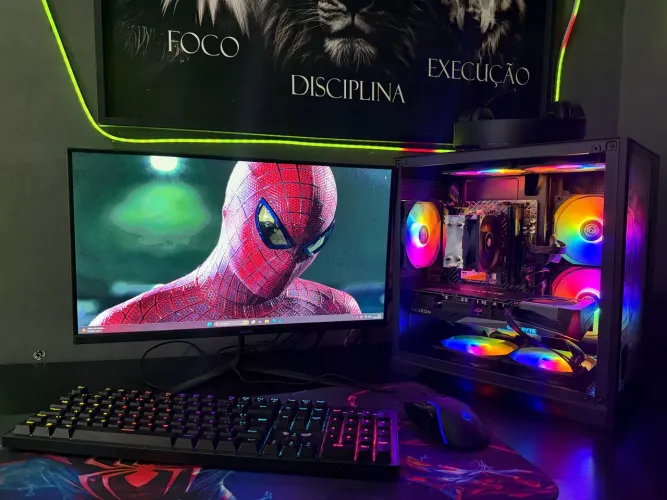 PC GAMER RYZEN 7 5700X MONITOR RX7600 COMPLETO