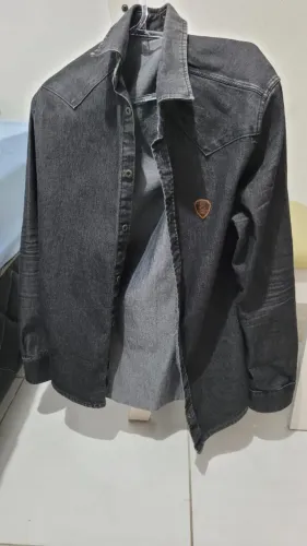 Blusa Jeans Preta