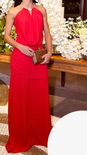 Vestido de festa Vermelho - TAM: PP OU P