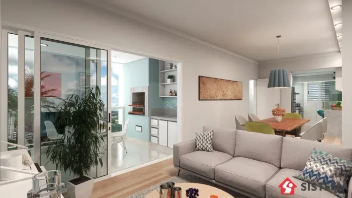 Apartamento no condomínio CONDOMINIO EDIFICIO ACQUA MARINE em Presidente Prudente