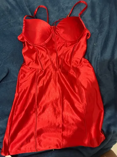 Vestido corset vermelho 