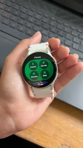 Samsung Galaxy Watch7 Smartwatch 40mm Bluetooth, Galaxy AI, Tela em Cristal de Safira, GPS