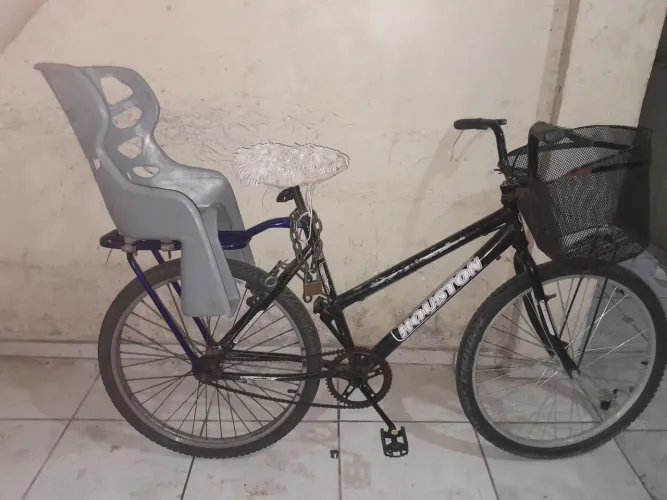 Vende-se bicicleta vai com cadeirinha de criança