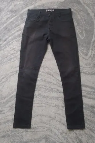 Calça jeans preta masculina