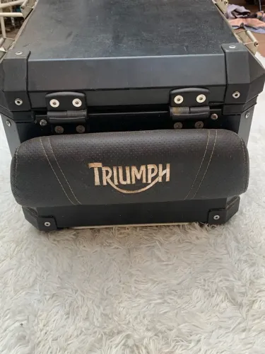 Bauleto em alumínio l para tiger triumph 800 35 litros