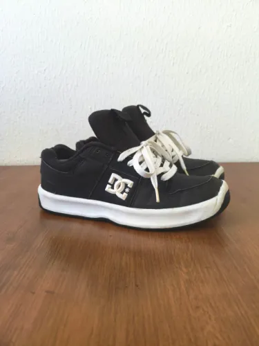 Tênis DC Shoes Lynx Zero Black/White Original - Tamanho 40 BR - Skate Y2K Streetwear