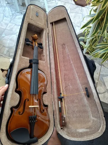 Violino 3/4 dominate/vogga/ spring estudante especial completo com estojo
