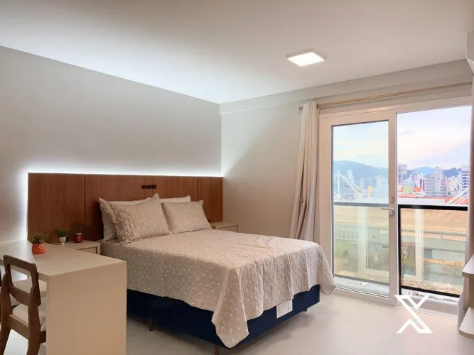Loft mobiliado para alugar ao lado da Vila Germânica, 27 m² - Velha - Blumenau/SC