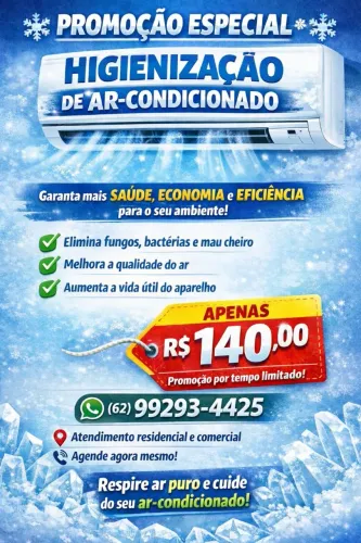 Limpeza de ar condicionado 