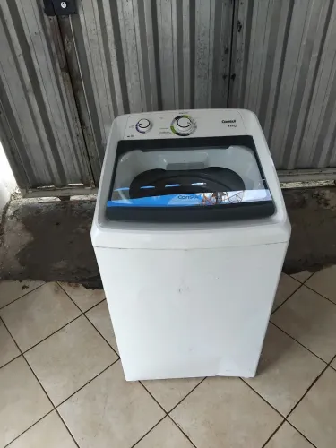 Máquina de lavar cônsul 11kg cesto inox