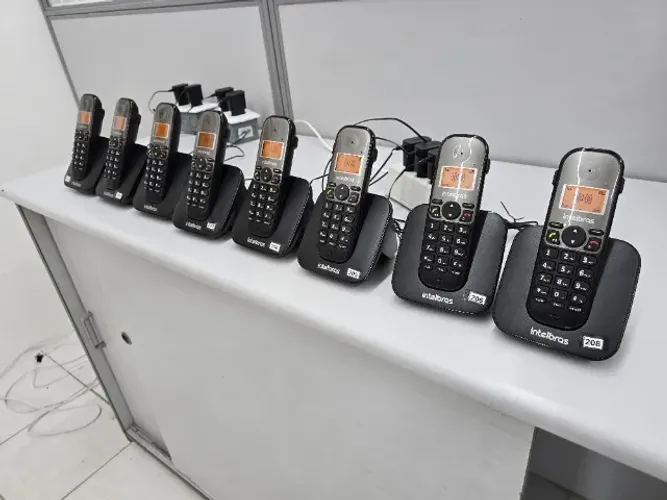 Telefone sem fio intelbras 10 unidades