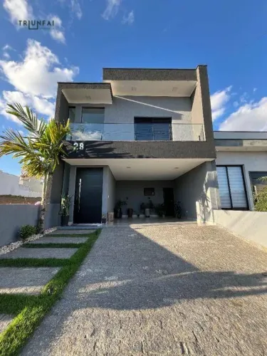 Casa com 3 dormitórios à venda, 245 m² por R$ 1.199.000,00 - Condomínio Santinon - Sorocab