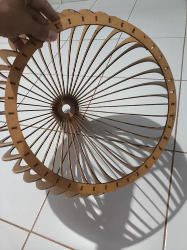 Lustre/Abajur Design em Madeira ? Lindo e Moderno!