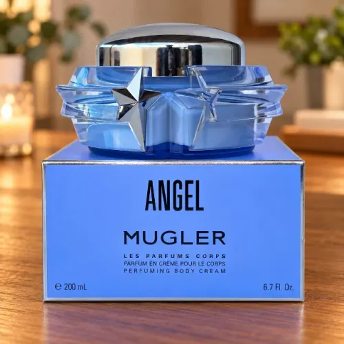 Creme corporaç tipo pasta Mugler Angel Perfuming Body Cream 200 ml - Novo e Lacrado