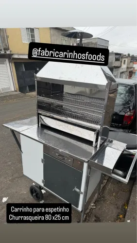 Carrinho para churrasco novo 