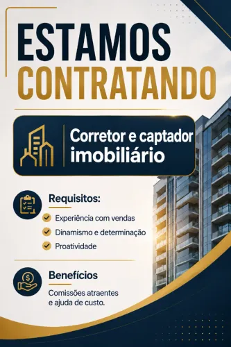 Vaga para corretor imobiliário