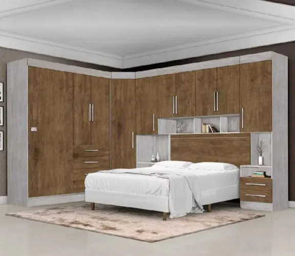 Guarda Roupas Modulado (cabeceira queen)