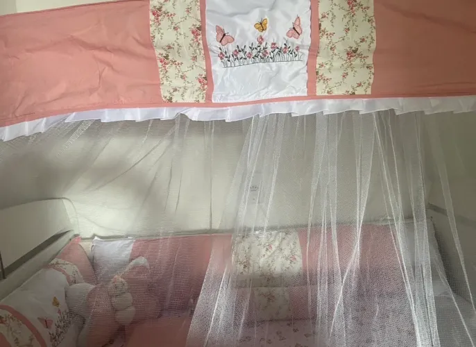 Kit berço menina 12 peças 