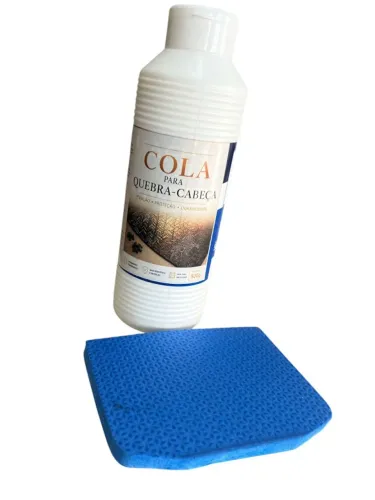 Cola Para Quebra-Cabeça 500g + Espátula Aplicadora - Secagem Transparente