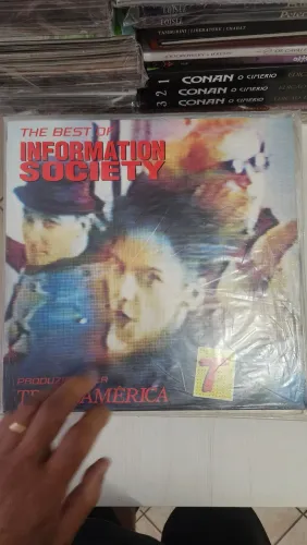 INFORMATION SOCIETY COMBO 2 DISCOS DE VINIL LP