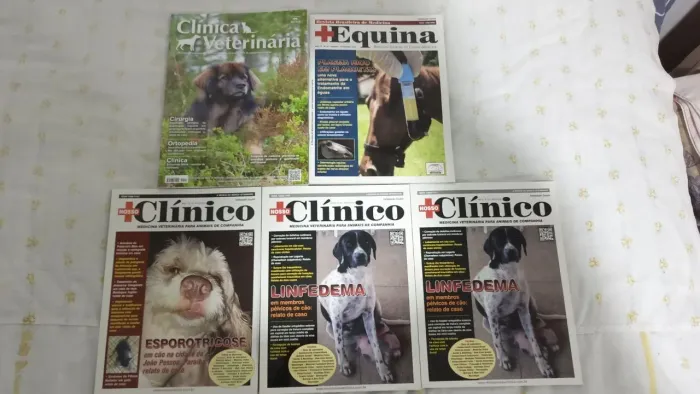 Kit Revistas Veterinária - Clínica - Pequenos Animais - Grandes Animais Equinos