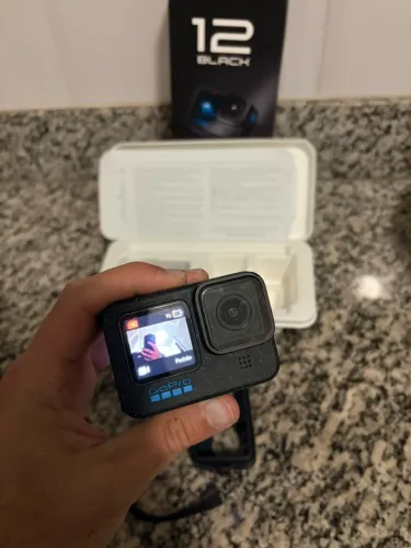 Go pro Hero 12 black utilizada pouquíssimas vezes 