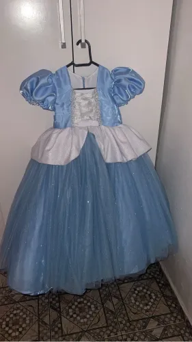 Vestido Cinderela 5/6 anos