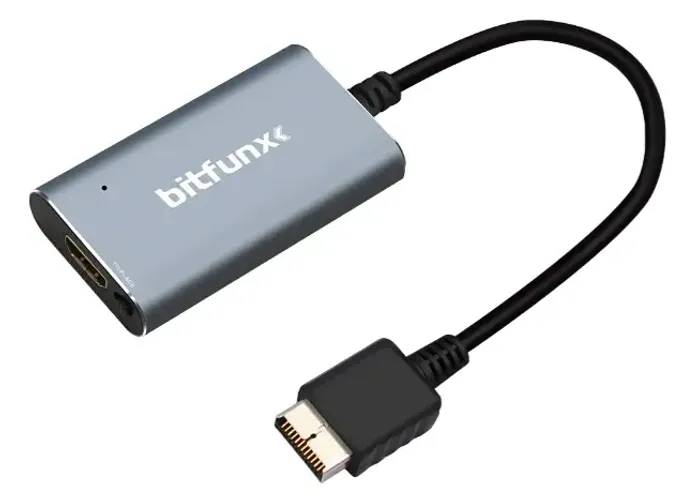 Adaptador Bitfunx Hdmi Ps1 Ps2 Com Cabo Incluso